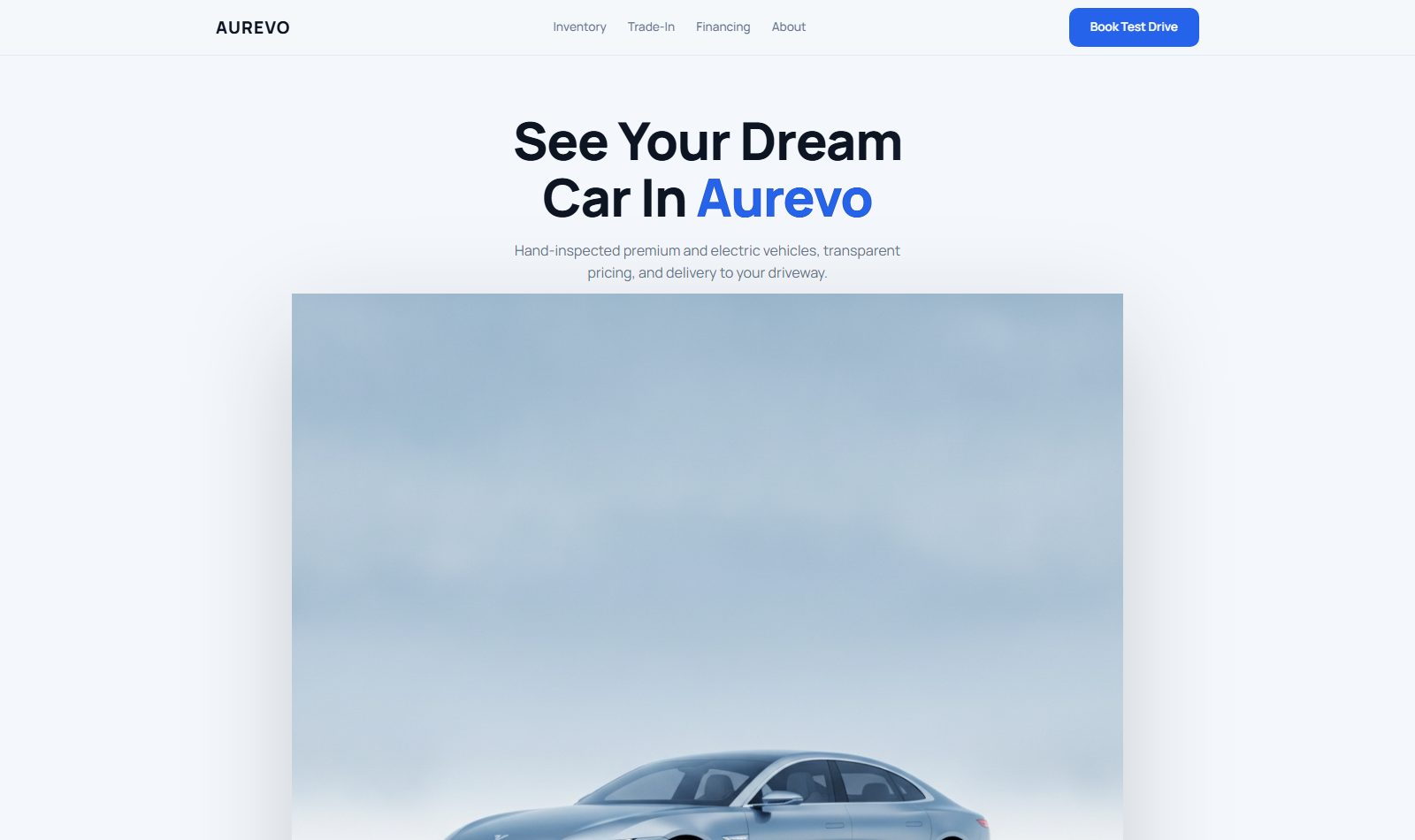 Aurevo Motors &mdash; live project built by Mythox