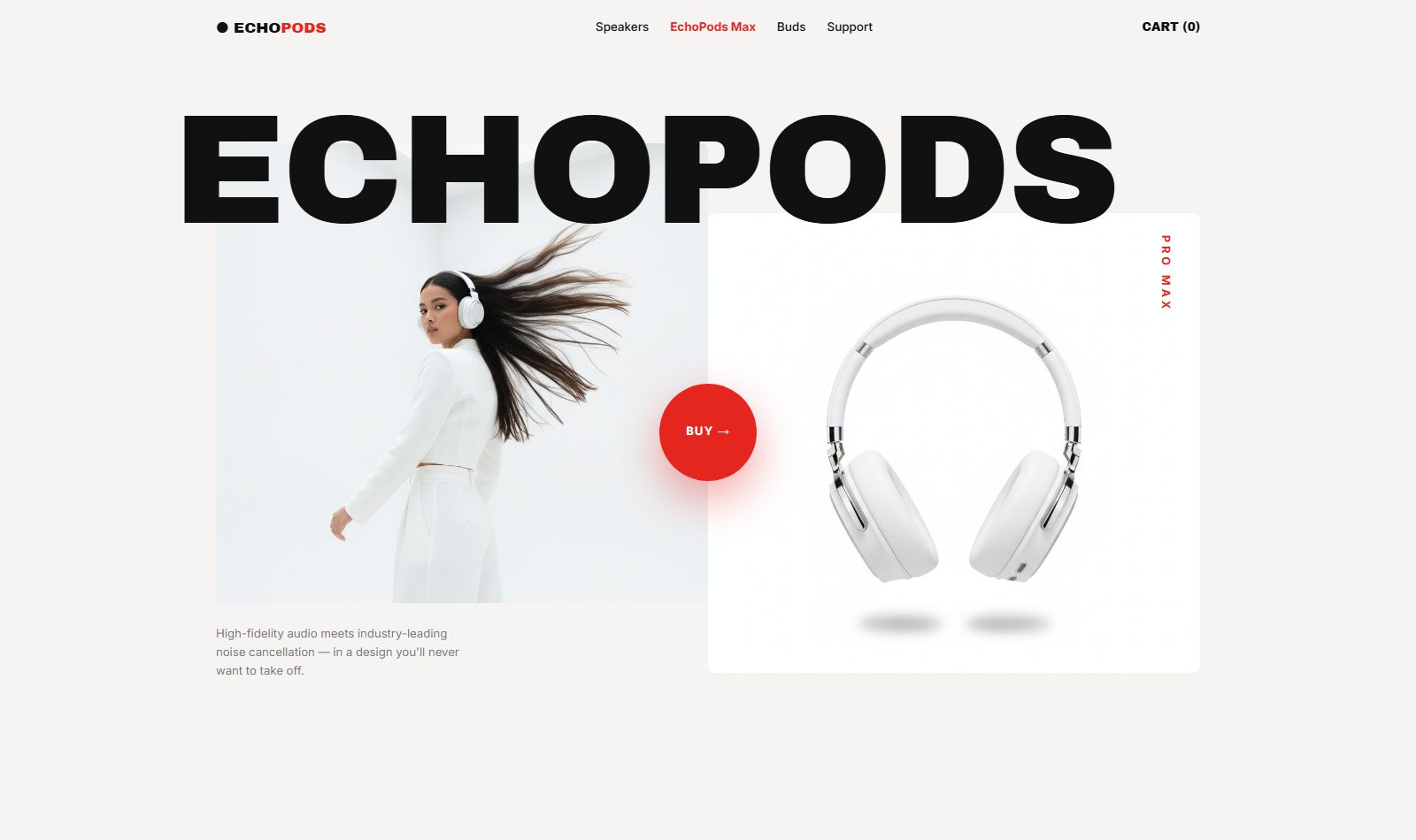 EchoPods Max &mdash; live project built by Mythox