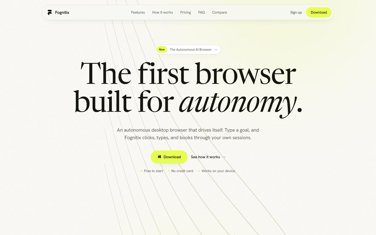 Fognitix &mdash; live project built by Mythox