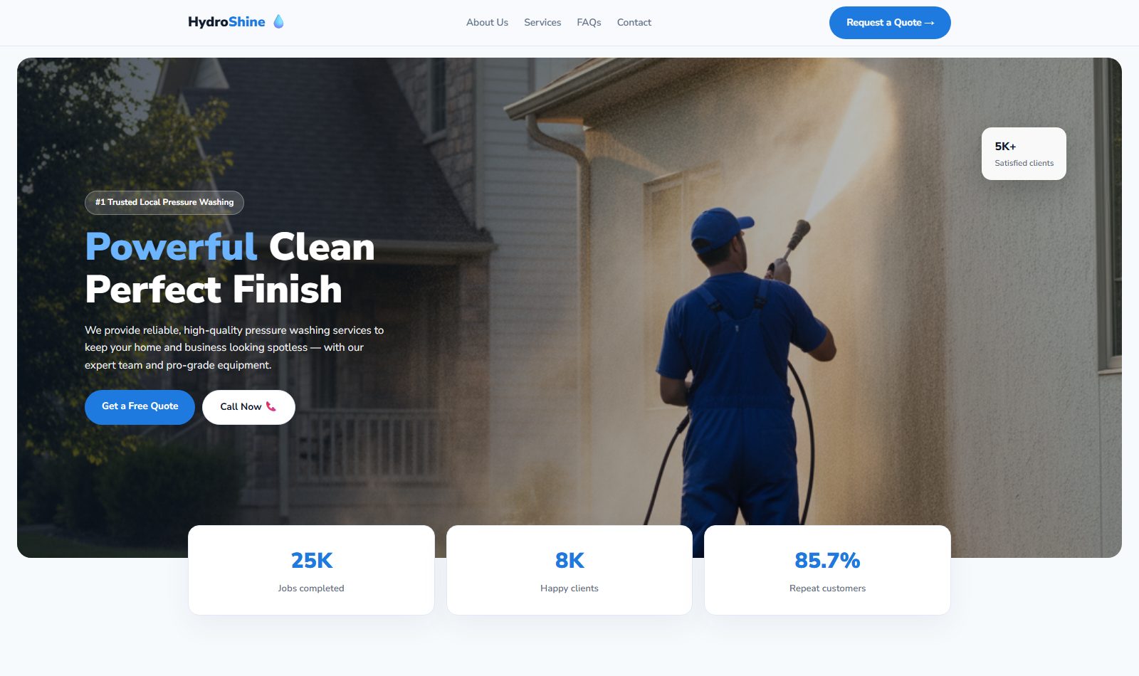 HydroShine &mdash; live project built by Mythox