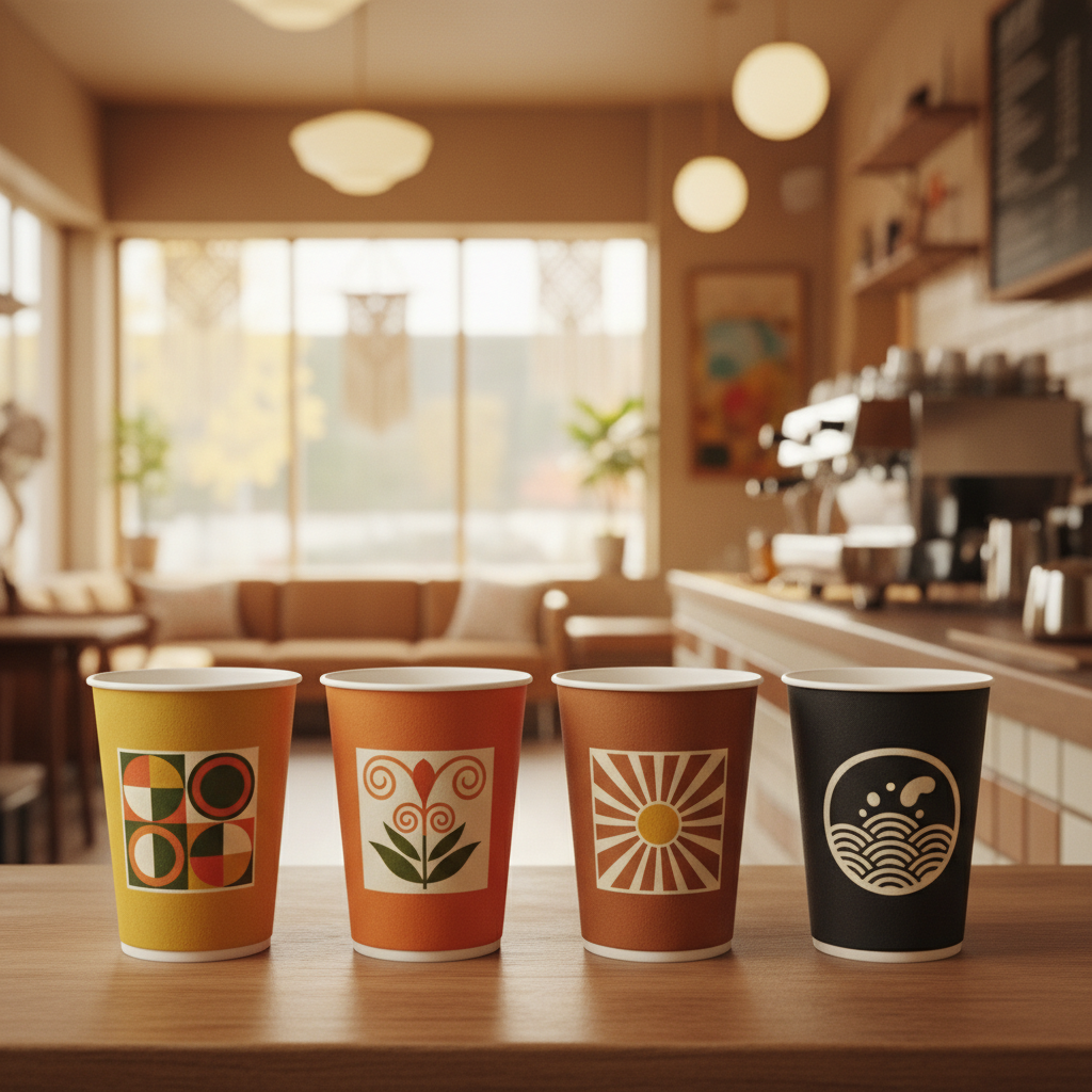 Retro Brew Bros coffee cups